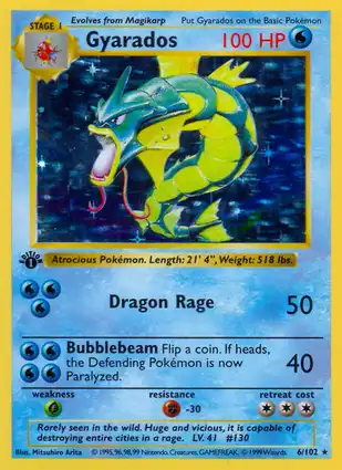 Gyarados（Base PSA10）